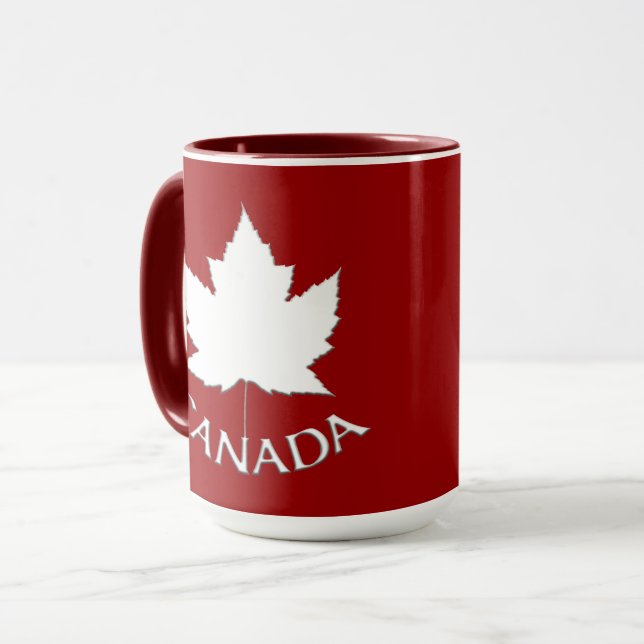 Canada Souvenir Coffee Cup Custom Canada Mugs (Front Left)