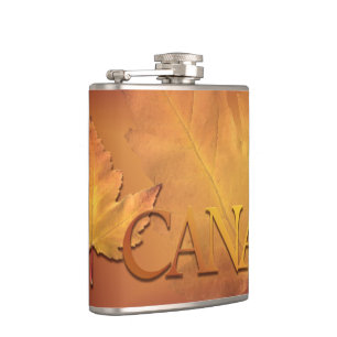 Canada Souvenir Flask Canada Flag Drink Flask Gift