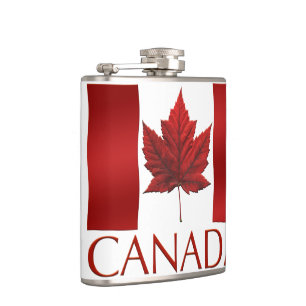 Canada Souvenir Flask Canada Flag Drink Flask Gift