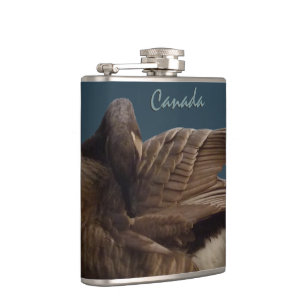 Canada Souvenir Flask Custom Canada Goose Flask