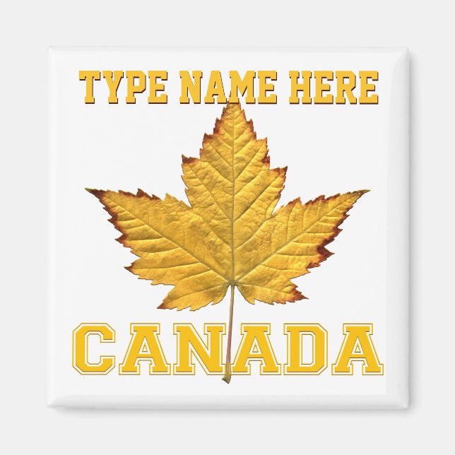 Canada Souvenir Fridge Magnet Canada Keepsake (Front)