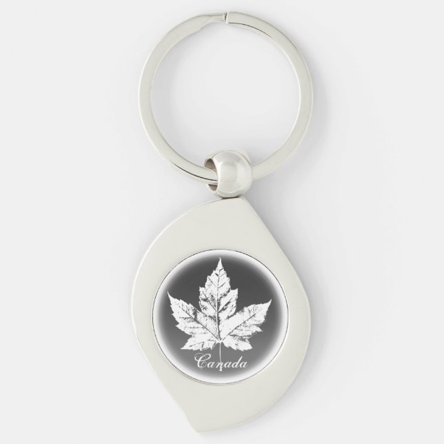 Canada Souvenir Key Chain Cool Maple Leaf Gifts (Front)