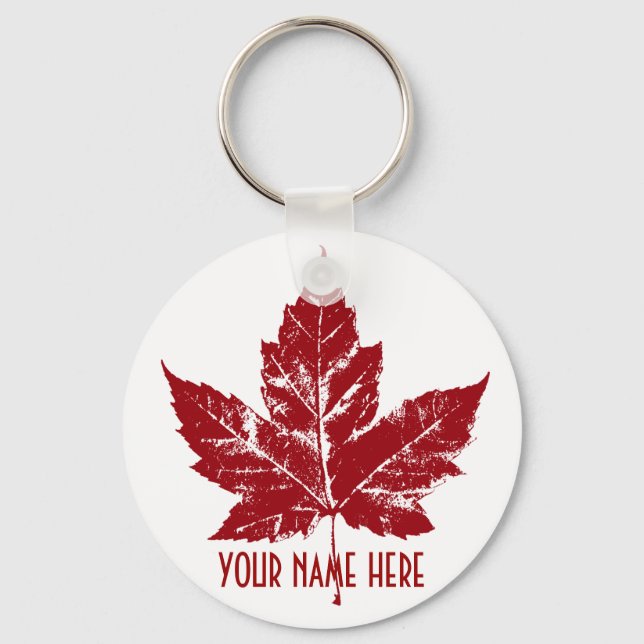 Canada Souvenir Keychain Cool Canada Key Chains (Front)