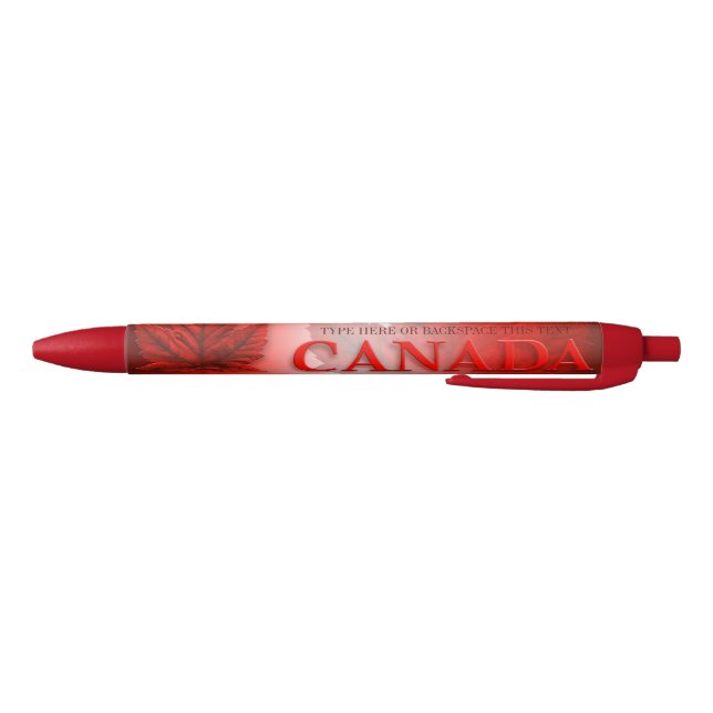 Canada Souvenir Pens Canada Maple Leaf Pen Custom (Bottom)
