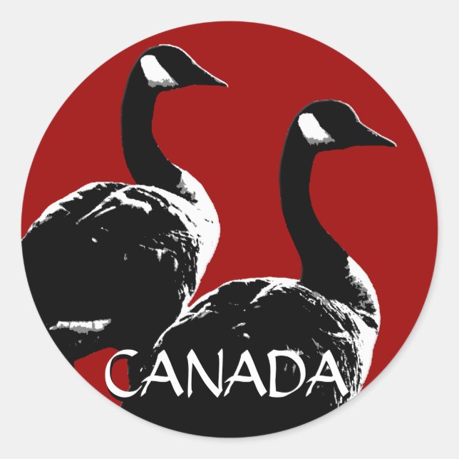 Canada Souvenir Stickers Canada Goose Stickers (Front)