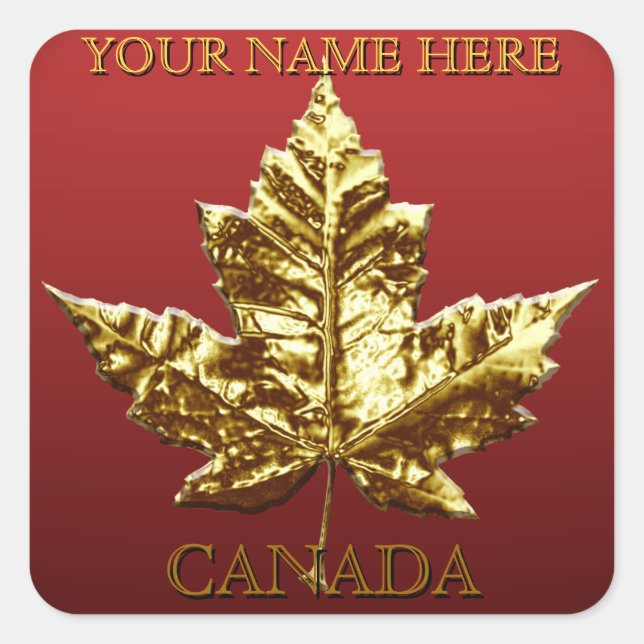 Canada Souvenir Stickers Custom Canada Sticker (Front)