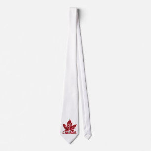 Canada Souvenir Tie Cool Canada Maple Leaf Ties