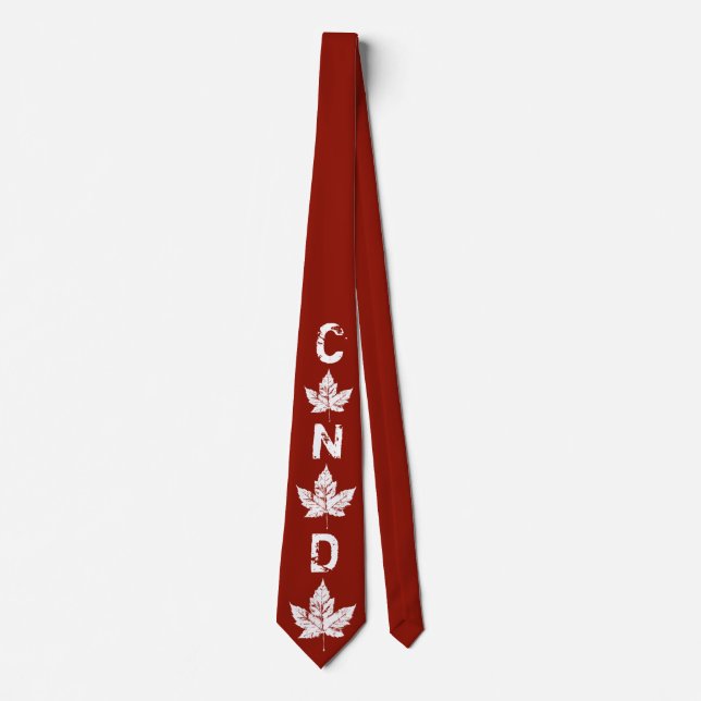 Canada Souvenir Tie Cool Canada Neckties Gifts (Front)