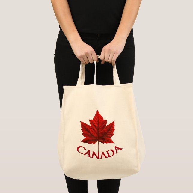Canada Souvenir Tote Bags Canada Maple Leaf Bags (Front (Product))