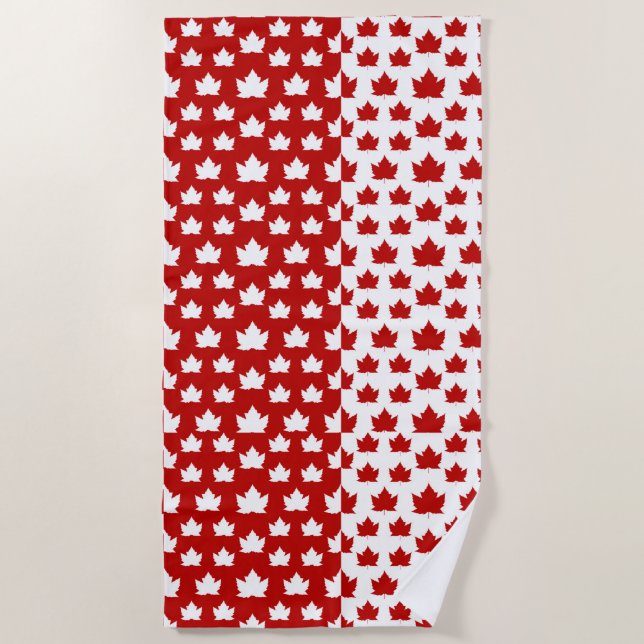 Canada Souvenir Towel Canadian Beach Towel  (Front)