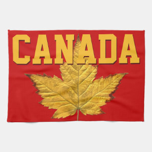 Canada Souvenir Towel Varsity Canada Tea Towel