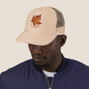 Canada Souvenir Trucker Cap Maple Leaf Canada Caps