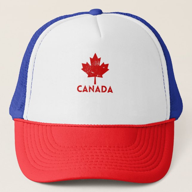 Canada Souvenir Vintage  Trucker Hat (Front)