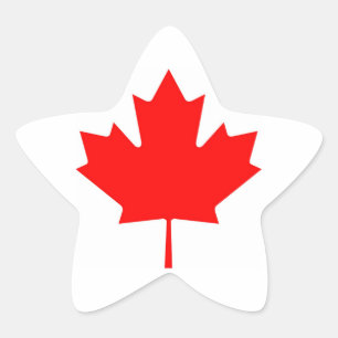 CANADA STAR STICKER