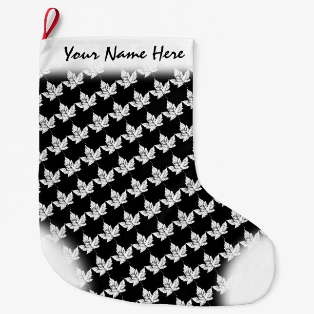 Canada Stocking Canada Christmas Stocking Custom (Front)