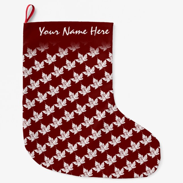 Canada Stocking Canada Christmas Stocking Custom (Front)