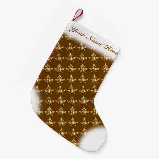 Canada Stocking Canada Christmas Stocking Custom (Front (Hanging))