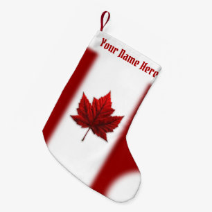 Canada Stocking Canada Maple Leaf Christmas Sock