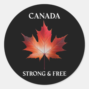 Canada Strong Free Sticker 