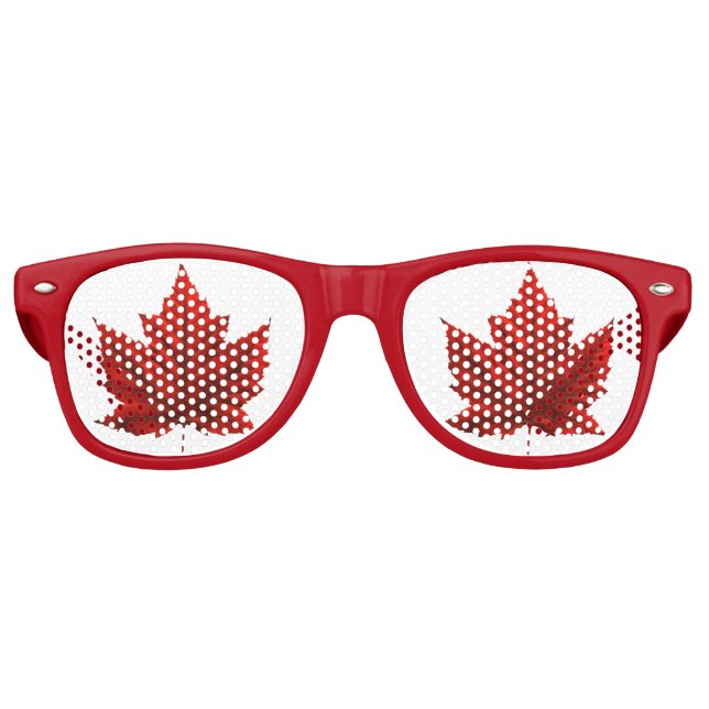 Canada Sunglasses Fun Canada Souvenir Costume Gift (Front)