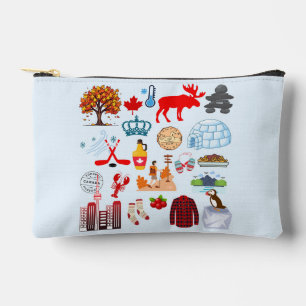   Canada Symbols Accessory Pouch