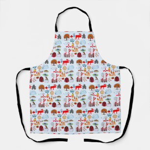 Canada Symbols Apron