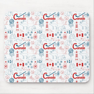Canada | Symbols Pattern Mouse Mat