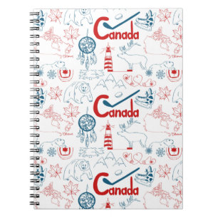 Canada   Symbols Pattern Notebook