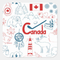 Canada | Symbols Pattern