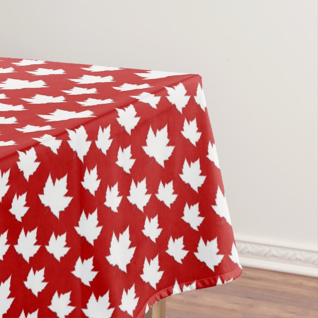 Canada Tablecloth Canada Maple Leaf Tablecloth (In Situ)