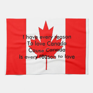 Canada Tea Towel