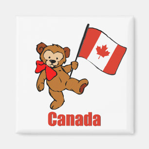 Canada Teddy Bear Magnet
