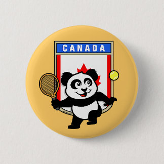 Canada Tennis Panda 6 Cm Round Badge