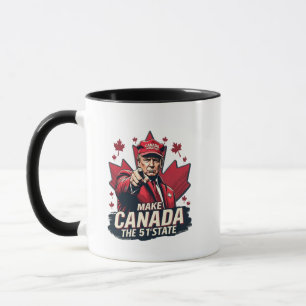 Canada the 51st State Trump Canadian  Mug