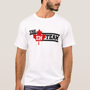 Canada The EH Team Maple Leaf Happy Canada Day  T-Shirt