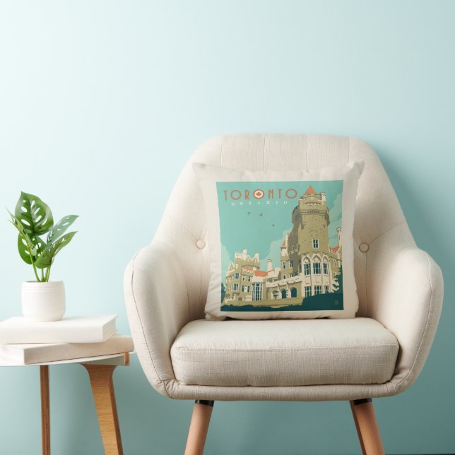 Canada | Toronto, Casa Loma Cushion (Chair)