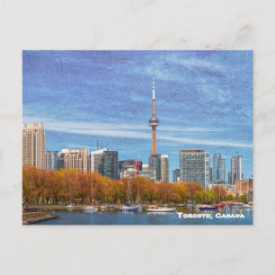Canada, Toronto Skyline, CN Tower Postcard
