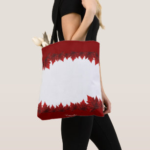 Canada Tote Bags Custom Canada Maple Leaf Bags