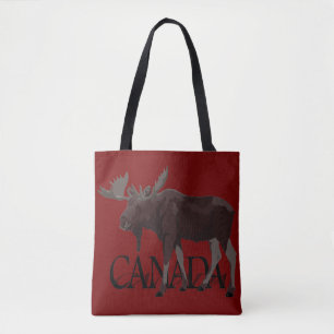 Canada Tote Bags Custom Canada Moose Shopping Bags