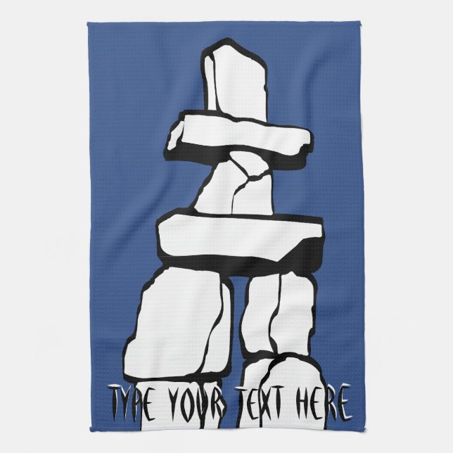 Canada Towel Personalised Vancouver Tea Towel (Vertical)
