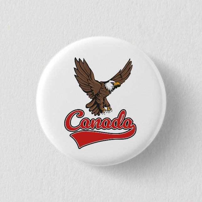 Canada Travel logo 3 Cm Round Badge (Front)