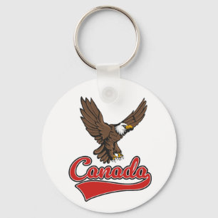 Canada Travel logo Key Ring