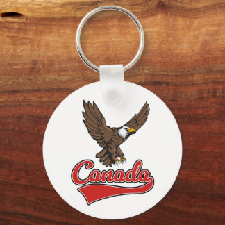 Canada Travel logo Key Ring