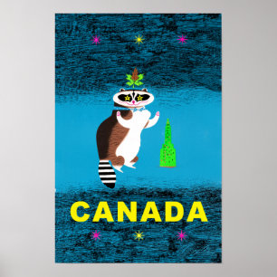 Canada travel poster