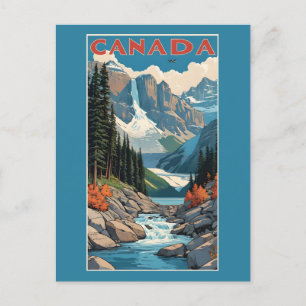 Canada Travel Poster Postcard