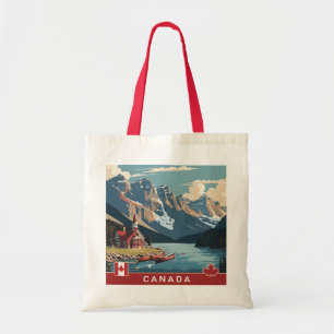 Canada Travel Poster Tote Bag