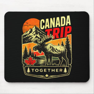 Canada trip moose mountain vacation souvenir mouse mat