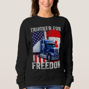 Canada Truck Freedom Convoy Canadian Trucker Rule Sweatshirt