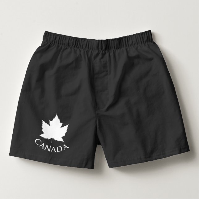 Canada Underwear Men's Canada Boxers Briefs Custom (Front)