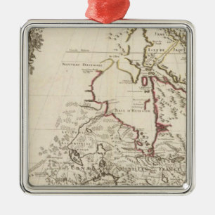 Canada, United States, North America Metal Tree Decoration